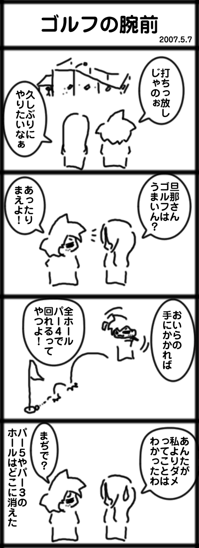 ゴルフの腕前