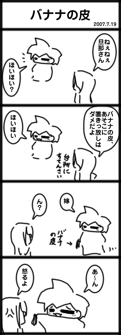 バナナの皮